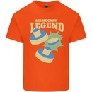 Funny Air Hockey Legend Kids T-Shirt Childrens Orange