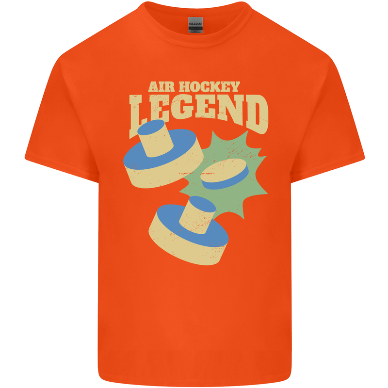 Funny Air Hockey Legend Kids T-Shirt Childrens Orange