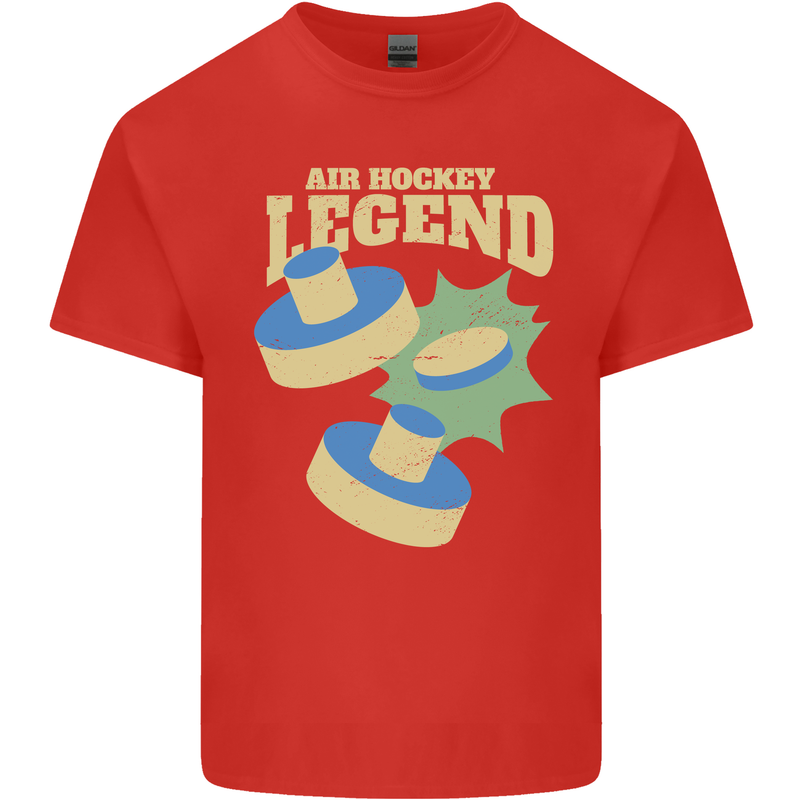 Funny Air Hockey Legend Kids T-Shirt Childrens Red