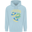 Funny Air Hockey Legend Mens 80% Cotton Hoodie Light Blue