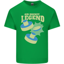 Funny Air Hockey Legend Mens Cotton T-Shirt Tee Top Irish Green