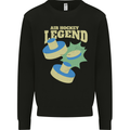 Funny Air Hockey Legend Mens Sweatshirt Jumper Black