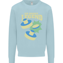 Funny Air Hockey Legend Mens Sweatshirt Jumper Light Blue