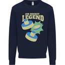 Funny Air Hockey Legend Mens Sweatshirt Jumper Navy Blue