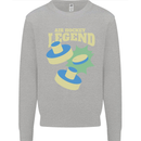 Funny Air Hockey Legend Mens Sweatshirt Jumper Sports Grey