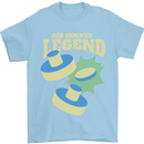 Funny Air Hockey Legend Mens T-Shirt 100% Cotton Light Blue