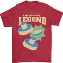 Funny Air Hockey Legend Mens T-Shirt 100% Cotton Red