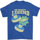 Funny Air Hockey Legend Mens T-Shirt 100% Cotton Royal Blue