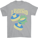 Funny Air Hockey Legend Mens T-Shirt 100% Cotton Sports Grey