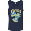 Funny Air Hockey Legend Mens Vest Tank Top Navy Blue