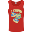 Funny Air Hockey Legend Mens Vest Tank Top Red