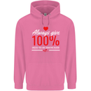Funny Always Give 100% Unless Blood Donor Childrens Kids Hoodie Azalea
