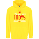 Funny Always Give 100% Unless Blood Donor Childrens Kids Hoodie Yellow