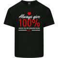 Funny Always Give 100% Unless Blood Donor Kids T-Shirt Childrens Black