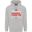 Funny Always Give 100% Unless Blood Donor Mens 80% Cotton Hoodie Sports Grey