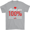 Funny Always Give 100% Unless Blood Donor Mens T-Shirt 100% Cotton Sports Grey