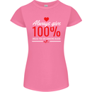 Funny Always Give 100% Unless Blood Donor Womens Petite Cut T-Shirt Azalea