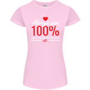 Funny Always Give 100% Unless Blood Donor Womens Petite Cut T-Shirt Light Pink