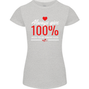 Funny Always Give 100% Unless Blood Donor Womens Petite Cut T-Shirt Sports Grey
