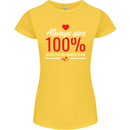 Funny Always Give 100% Unless Blood Donor Womens Petite Cut T-Shirt Yellow