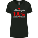 Funny Always Give 100% Unless Blood Donor Womens Wider Cut T-Shirt Black