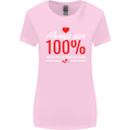 Funny Always Give 100% Unless Blood Donor Womens Wider Cut T-Shirt Light Pink
