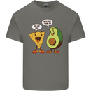 Funny Avocado Joke Mens Cotton T-Shirt Tee Top Charcoal