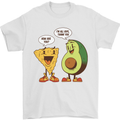 Funny Avocado Joke Mens T-Shirt 100% Cotton White