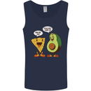 Funny Avocado Joke Mens Vest Tank Top Navy Blue