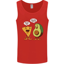Funny Avocado Joke Mens Vest Tank Top Red