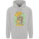 Funny Book Reading Owl Bookworm Books Childrens Kids Hoodie Sports Grey