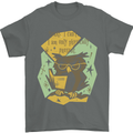 Funny Book Reading Owl Bookworm Books Mens T-Shirt 100% Cotton Charcoal