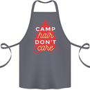 Funny Camping Camp Hair Dont Care Caravan Cotton Apron 100% Organic Steel