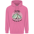 Funny Camping Tent Sorry for What I Said Childrens Kids Hoodie Azalea