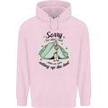 Funny Camping Tent Sorry for What I Said Childrens Kids Hoodie Light Pink