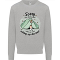 Funny Camping Tent Sorry for What I Said Kids Sweatshirt Jumper Sports Grey