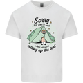 Funny Camping Tent Sorry for What I Said Kids T-Shirt Childrens White