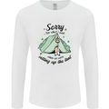Funny Camping Tent Sorry for What I Said Mens Long Sleeve T-Shirt White