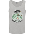 Funny Camping Tent Sorry for What I Said Mens Vest Tank Top Sports Grey