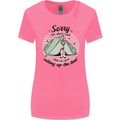Funny Camping Tent Sorry for What I Said Womens Wider Cut T-Shirt Azalea