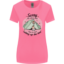 Funny Camping Tent Sorry for What I Said Womens Wider Cut T-Shirt Azalea