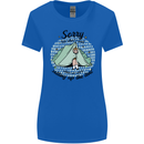 Funny Camping Tent Sorry for What I Said Womens Wider Cut T-Shirt Royal Blue