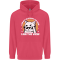 Funny Cat I am the View Childrens Kids Hoodie Heliconia