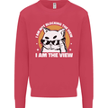 Funny Cat I am the View Kids Sweatshirt Jumper Heliconia