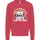 Funny Cat I am the View Kids Sweatshirt Jumper Heliconia