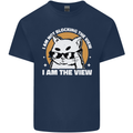 Funny Cat I am the View Kids T-Shirt Childrens Navy Blue
