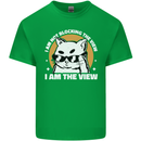 Funny Cat I am the View Mens Cotton T-Shirt Tee Top Irish Green