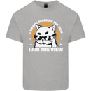Funny Cat I am the View Mens Cotton T-Shirt Tee Top Sports Grey