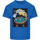 Funny Cat Poker How Much is the Fish Kids T-Shirt Childrens Royal Blue