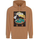 Funny Cat Poker How Much is the Fish Mens 80% Cotton Hoodie Caramel Latte